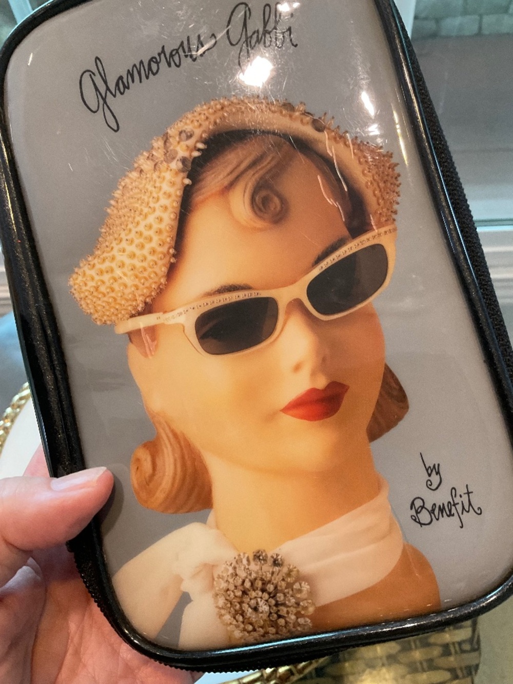 Rare Y2K “Glamorous Gabbi” Cosmetic Case by Benefit Cosmetics
